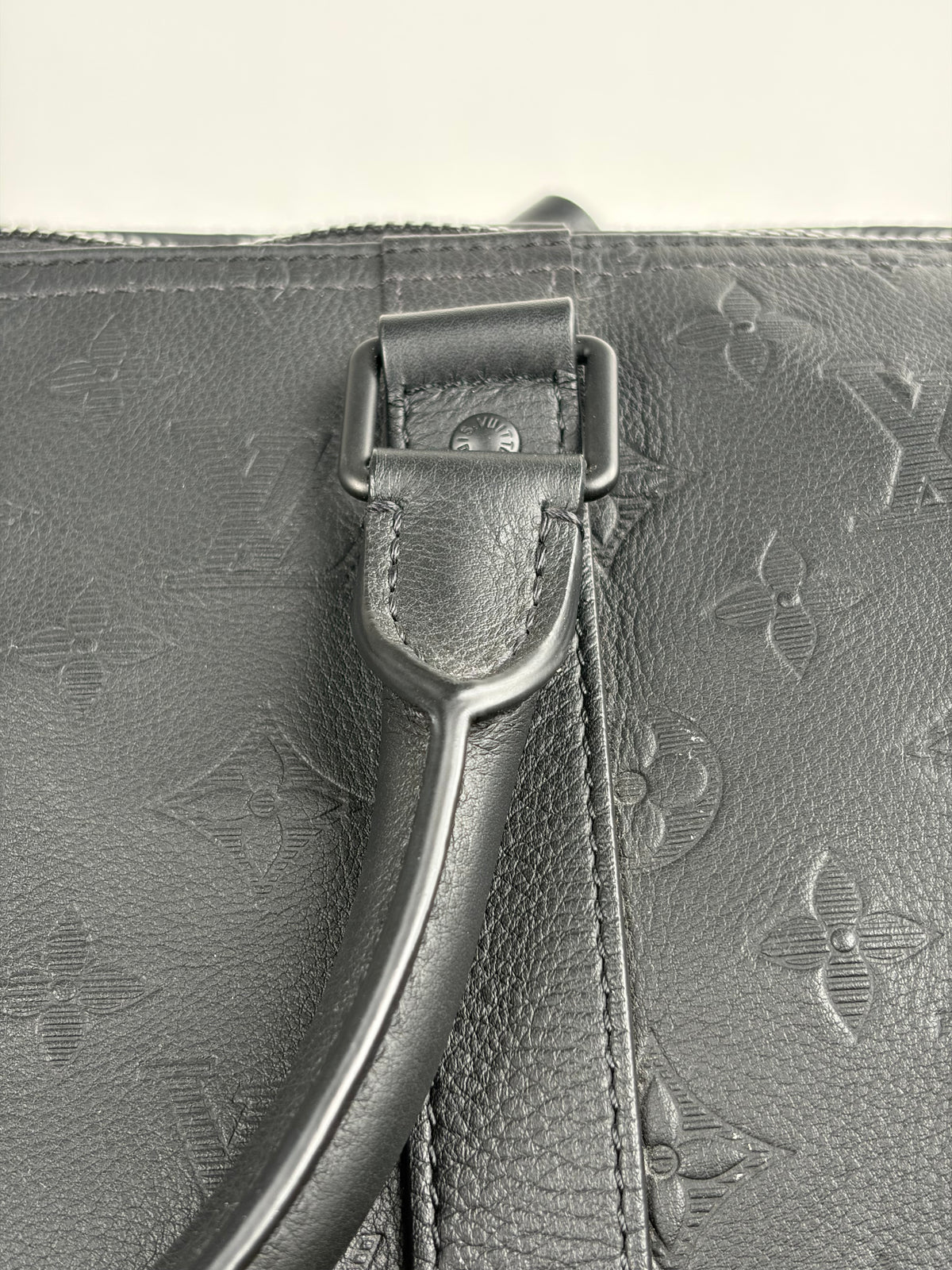 Borsone keepall Louis Vuitton Bandoulière 50 Nera