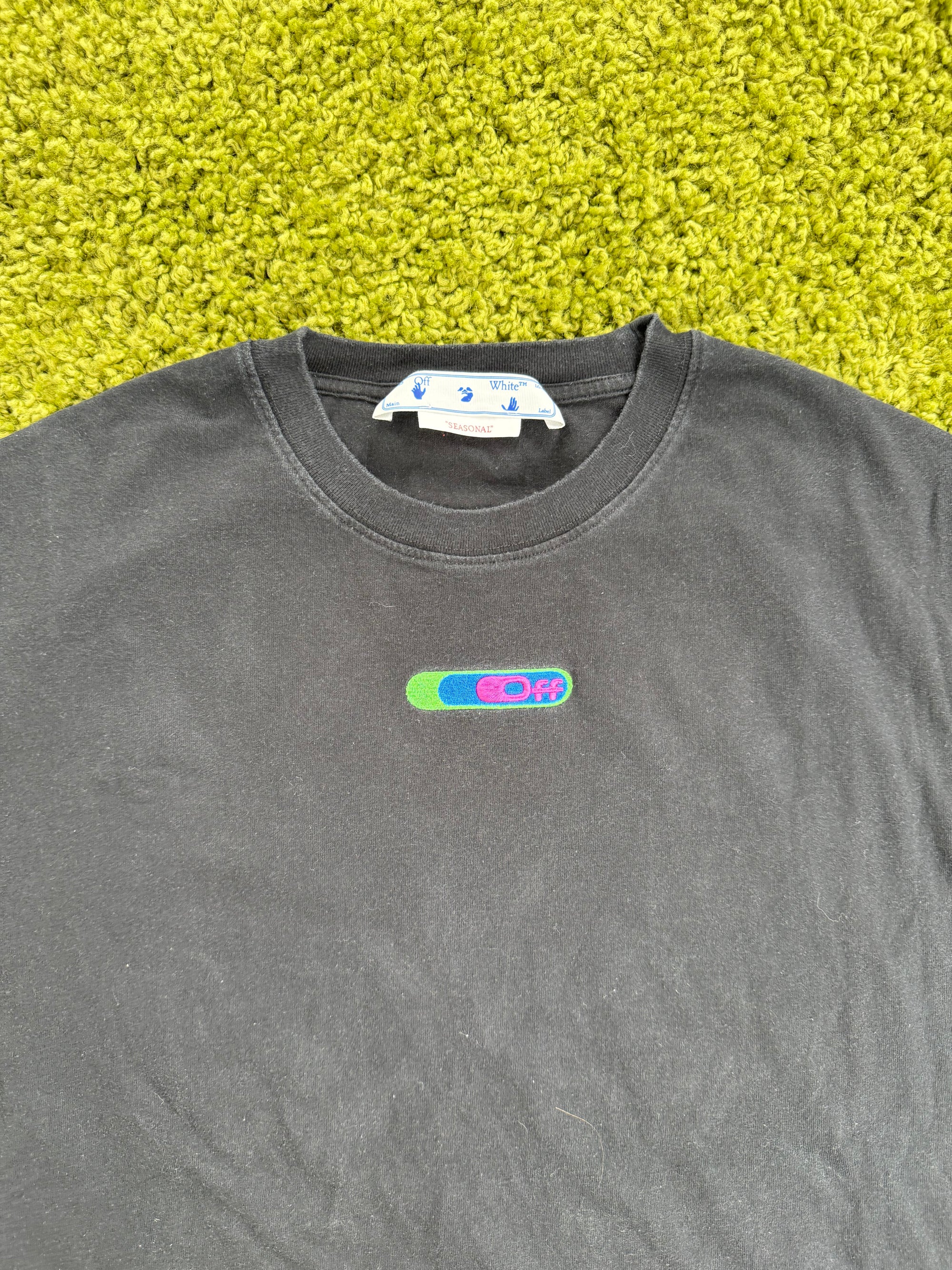 T-Shirt Weed Arrows Off White Nera M