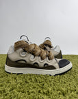 Lanvin Curb bianca marrone 43