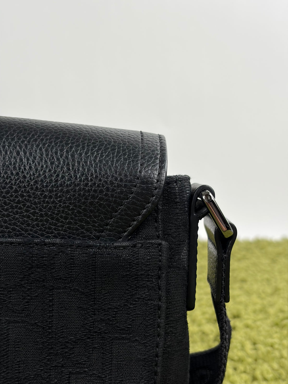 Borsa a tracolla mini saddle Christian Dior Nera