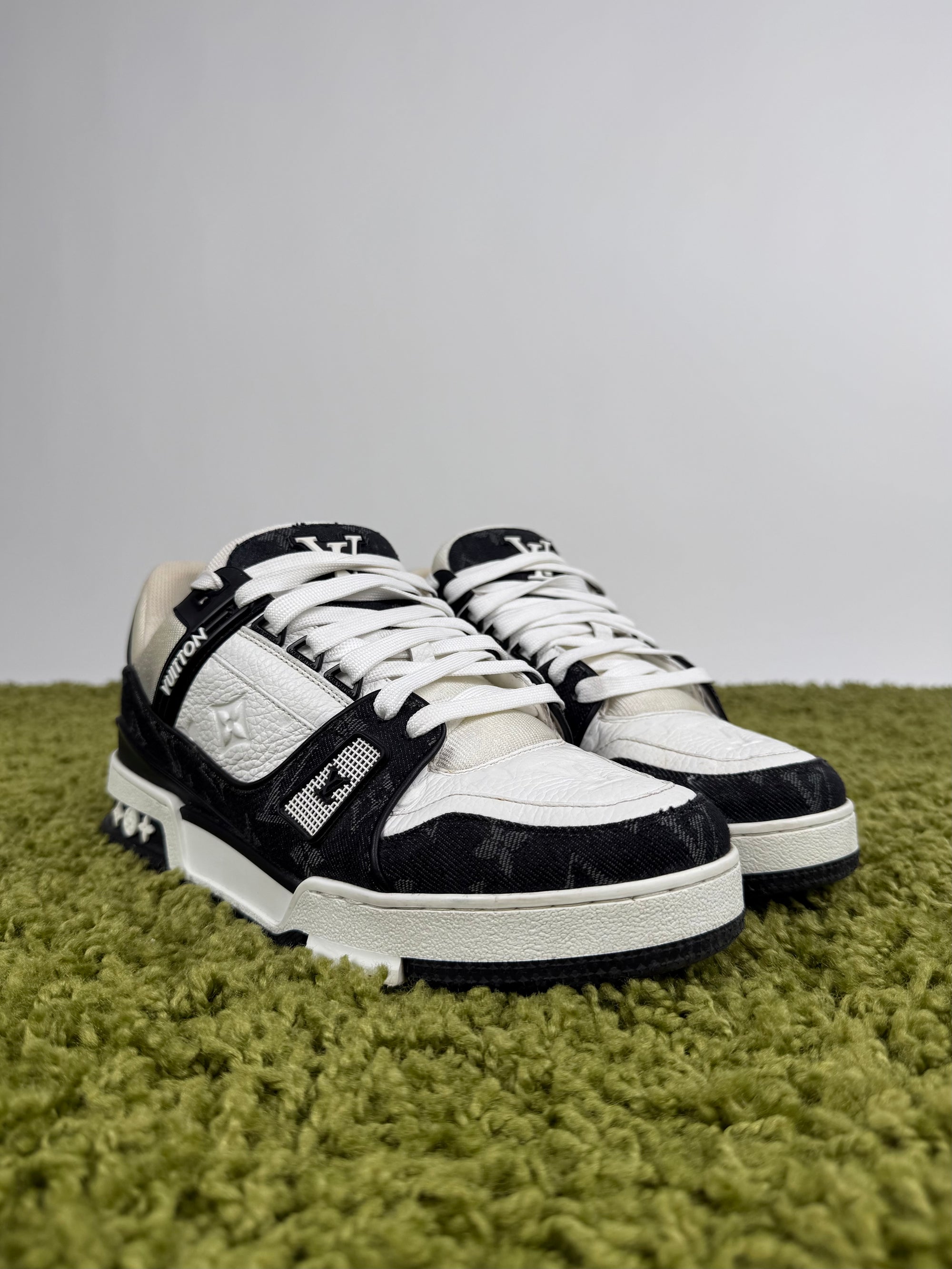 Louis Vuitton Trainer in denim Nero 6