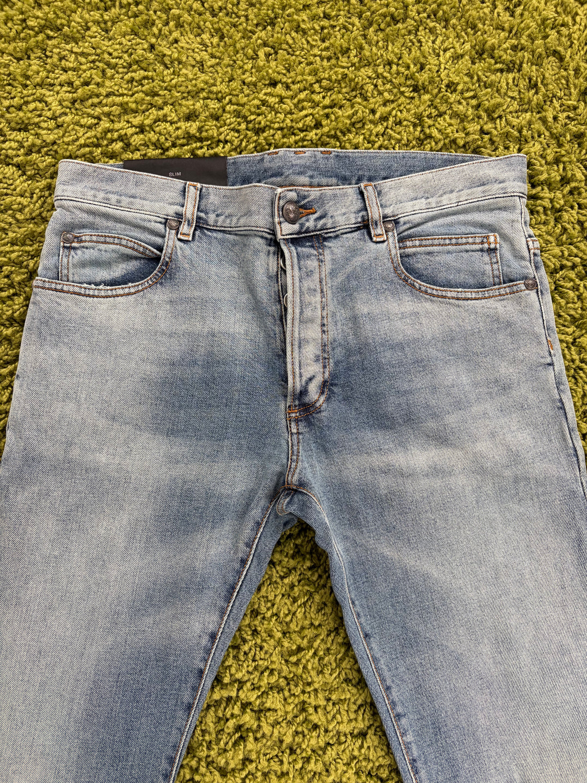 Jeans Biker Balmain in Denim 29