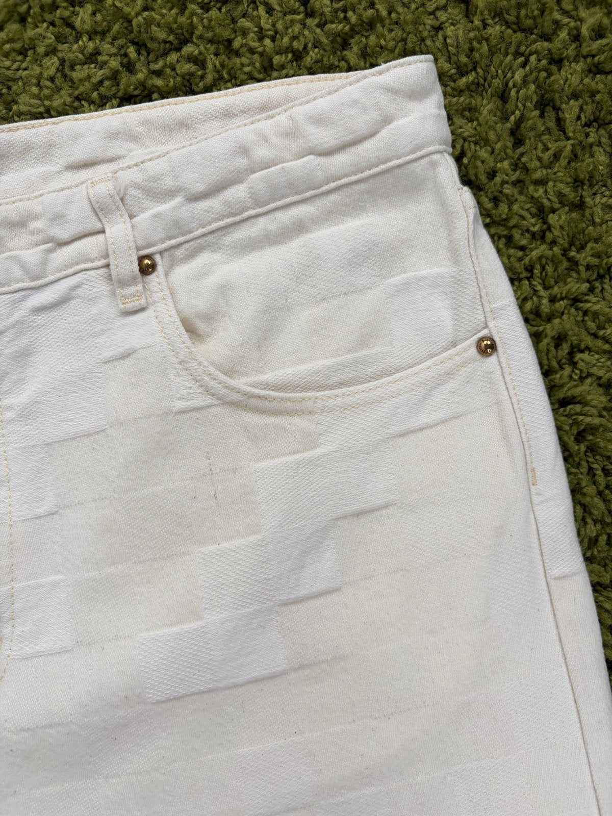 Jeans Louis Vuitton Skate Damouflage Bianco 36 - Second Hand Di Fiore