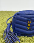 Borsa a spalla Saint Laurent Baby LoubBlu