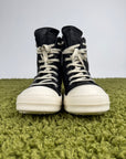 Rick Owens Ramones DRKSHDW in pelle Nero 43