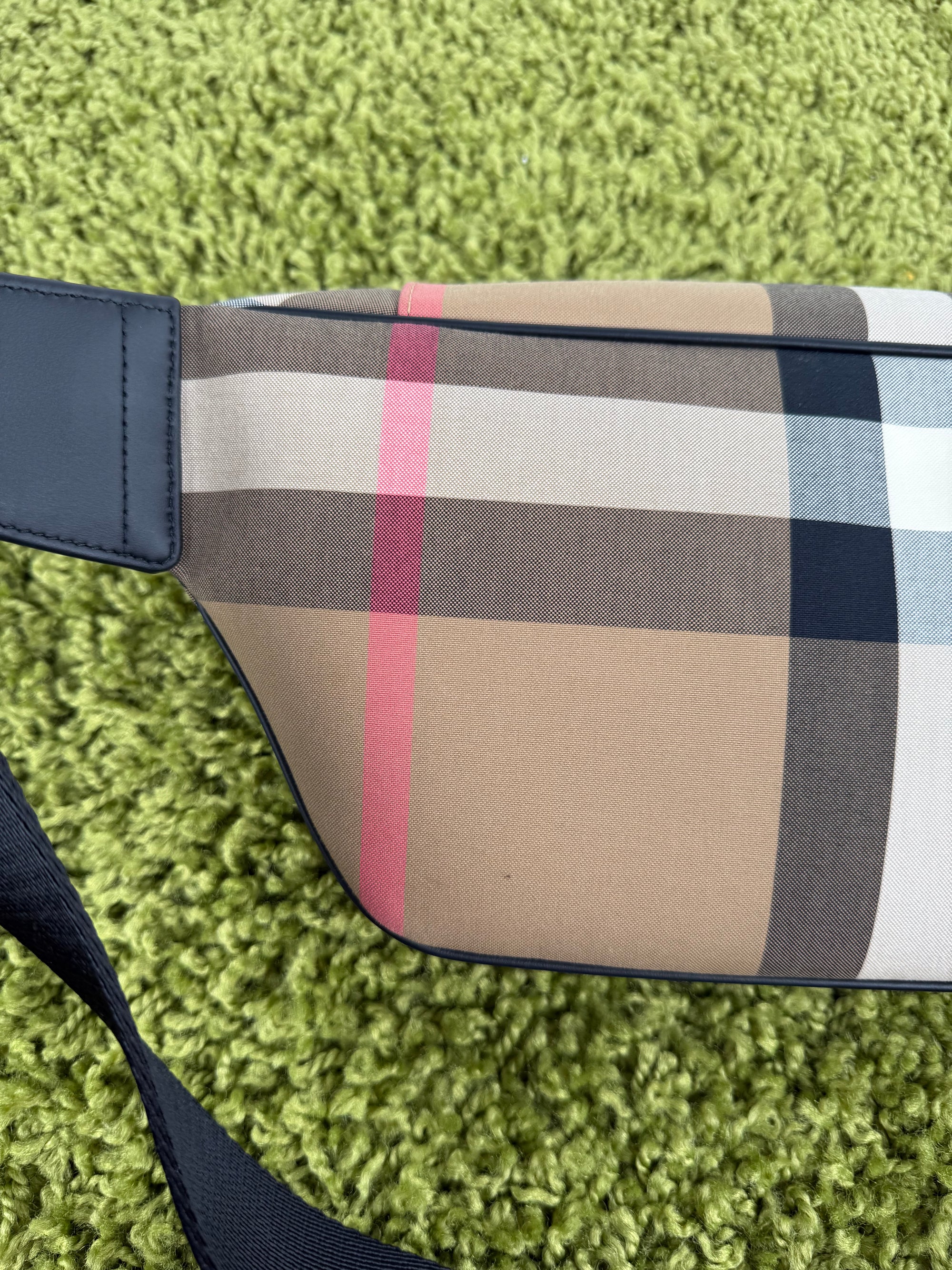 Marsupio Sonny Canvas Check Burberry Marrone
