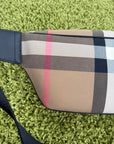 Marsupio Sonny Canvas Check Burberry Marrone