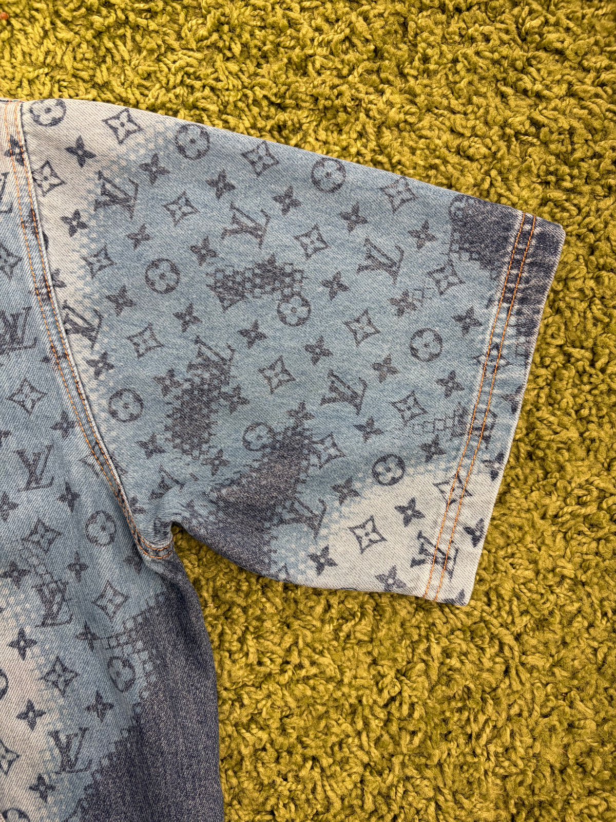 Giacca Louis Vuitton Monogram Halftone Denim L