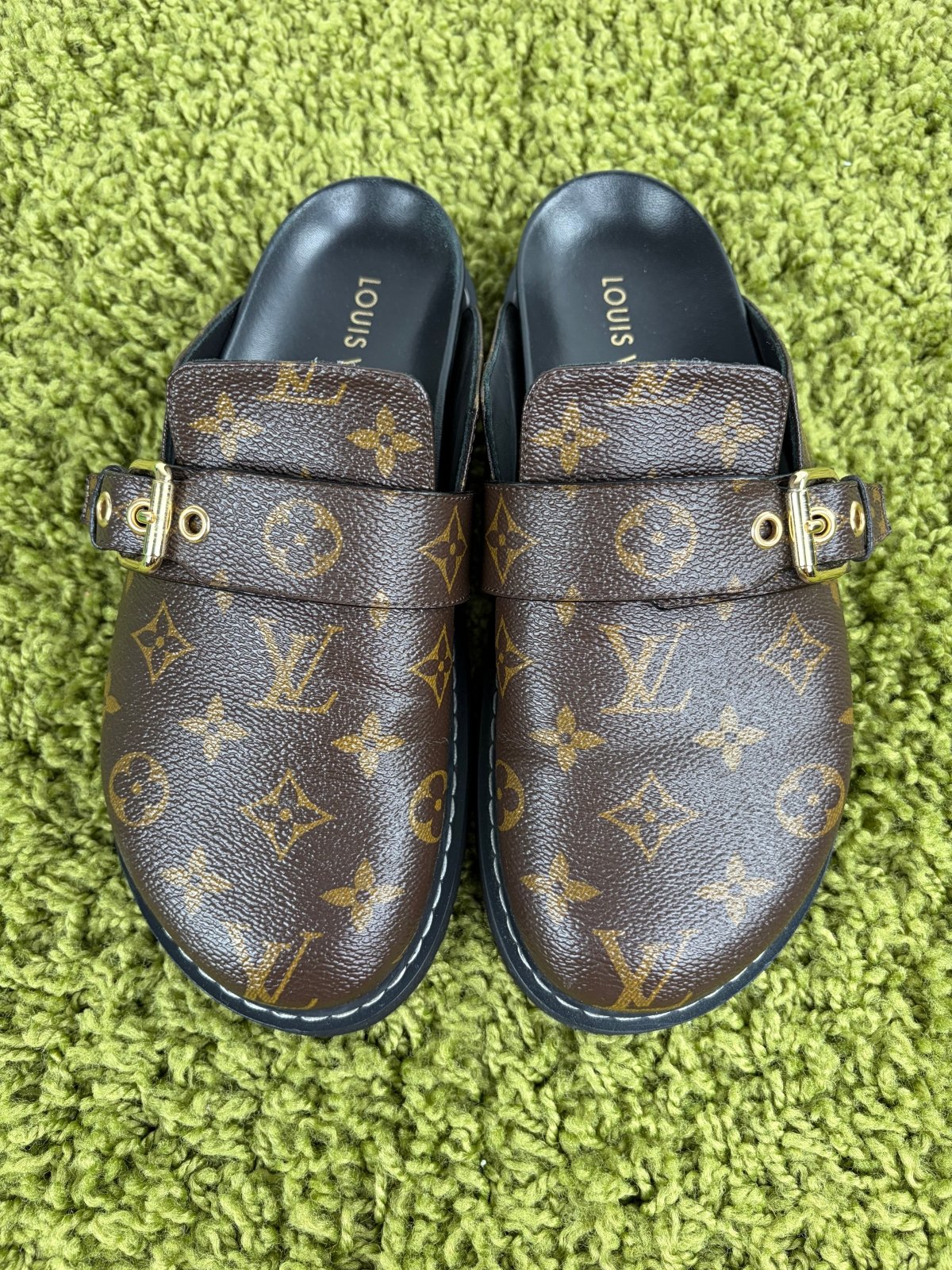Mule Louis Vuitton Cosy Marrone 38 - Second Hand Di Fiore