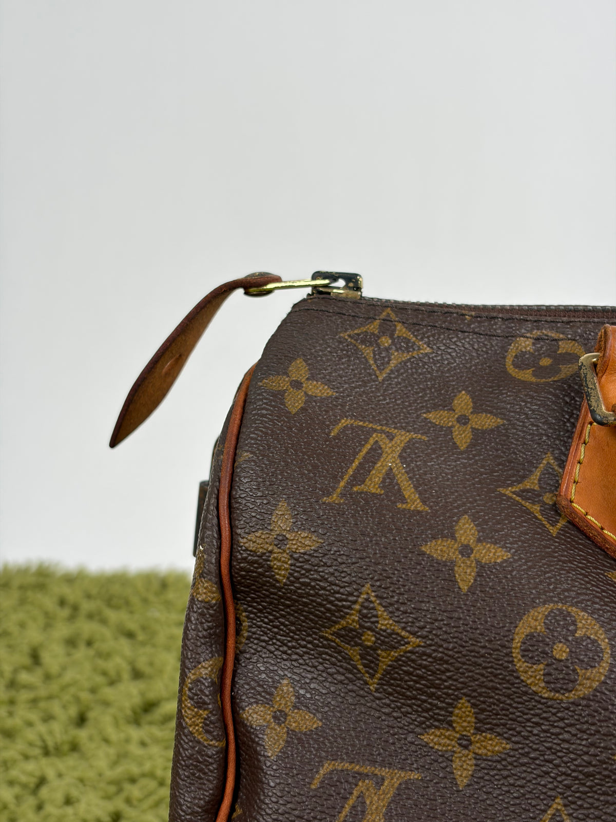 Borsa Louis Vuitton Speedy Marrone