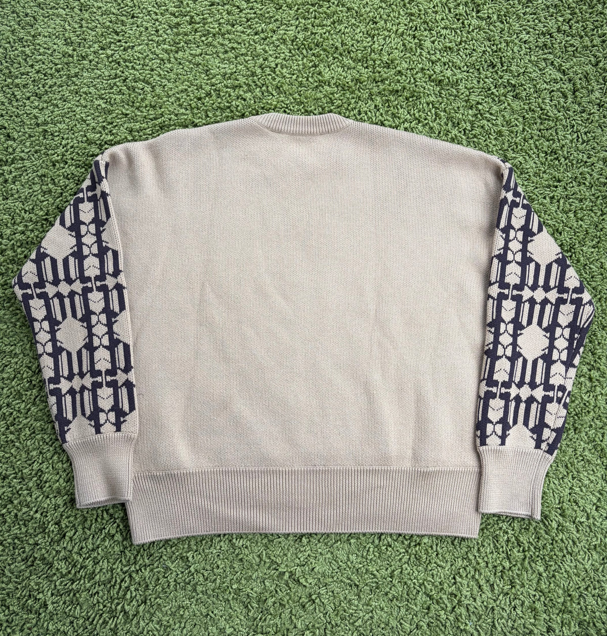 Maglione Palm Angels in jacquard Beige M