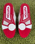 Louis Vuitton Trainer Bianca Rossa 9.5
