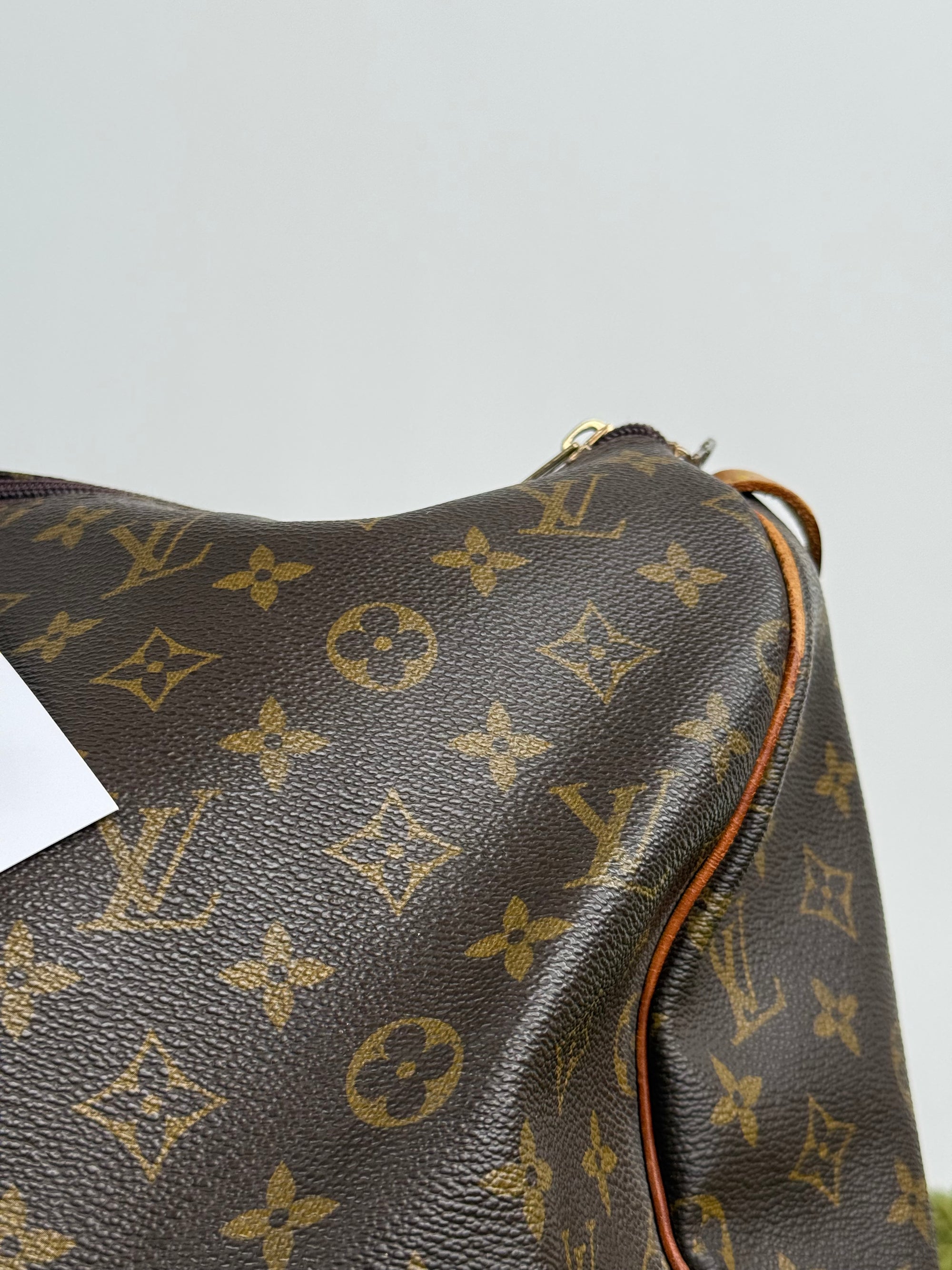 Borsone Keepall Louis Vuitton 55 vintage Marrone