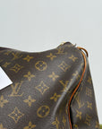 Borsone Keepall Louis Vuitton 55 vintage Marrone