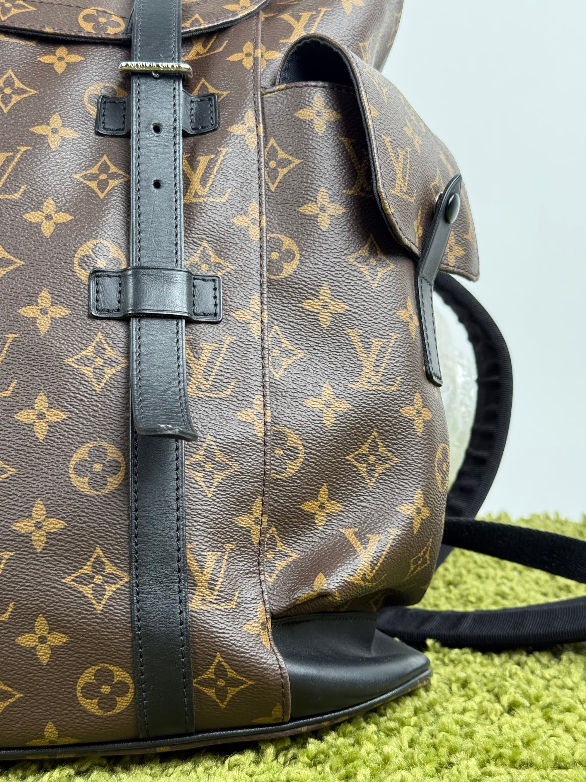 Zaino Christopher Monogram Louis Vuitton Marrone