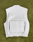 Gilet Louis Vuitton X Virgil Abloh in pelle Monogram Bianco 54