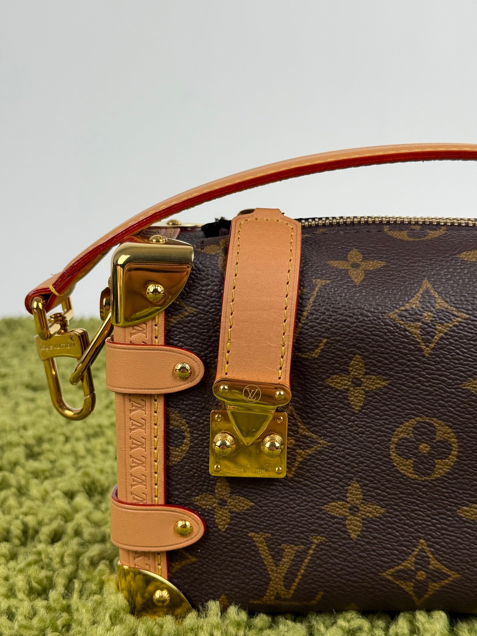 Borsa Side Trunk Louis Vuitton Marrone