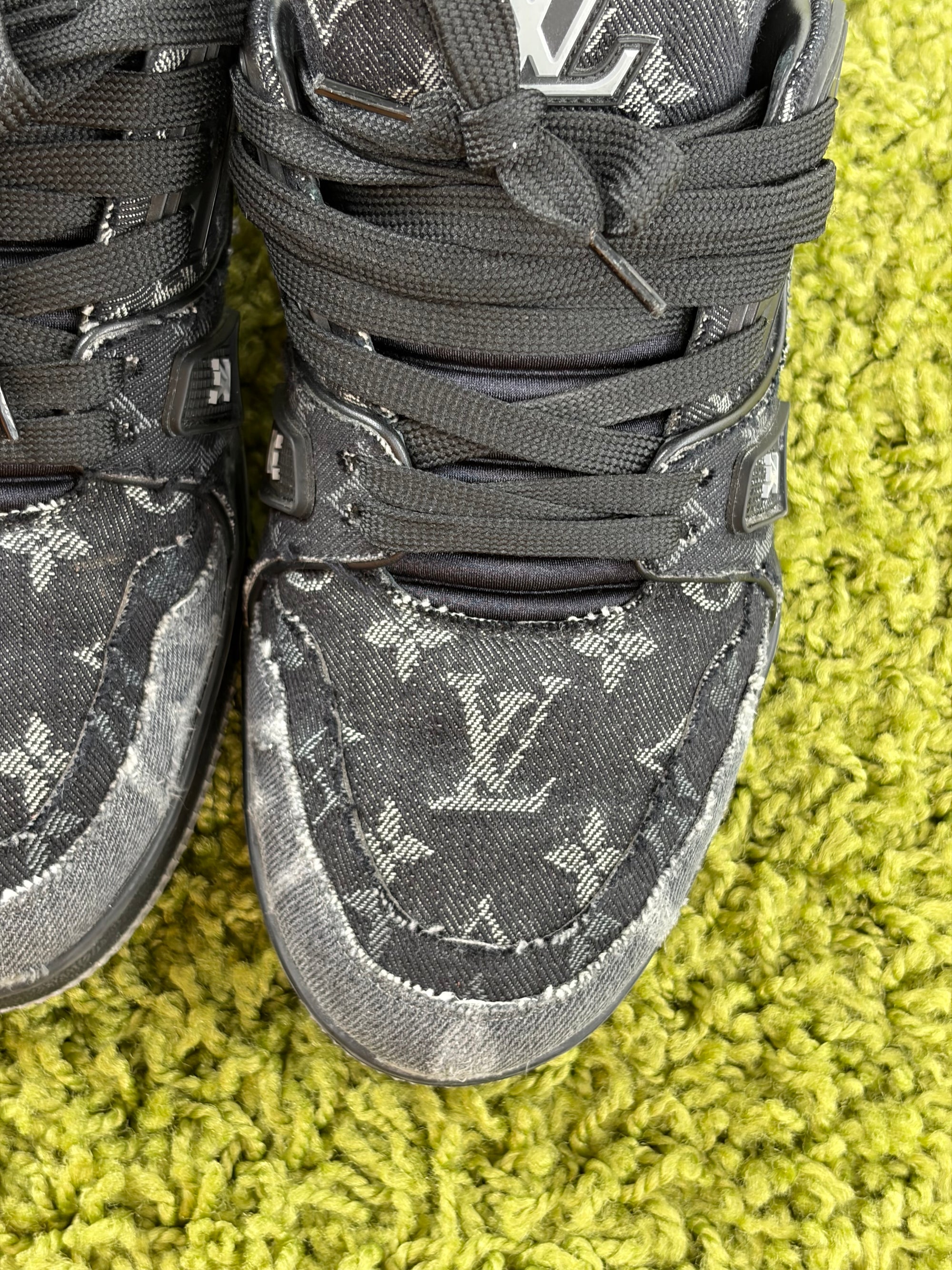 Louis vuitton Trainer Size 6.5=40.5 calza 41.5 nera