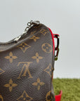 Keepall Bandoulière 45 Louis Vuitton Marrone Rosso