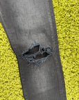 Jeans Amiri Nero con dettagli Verdi 34