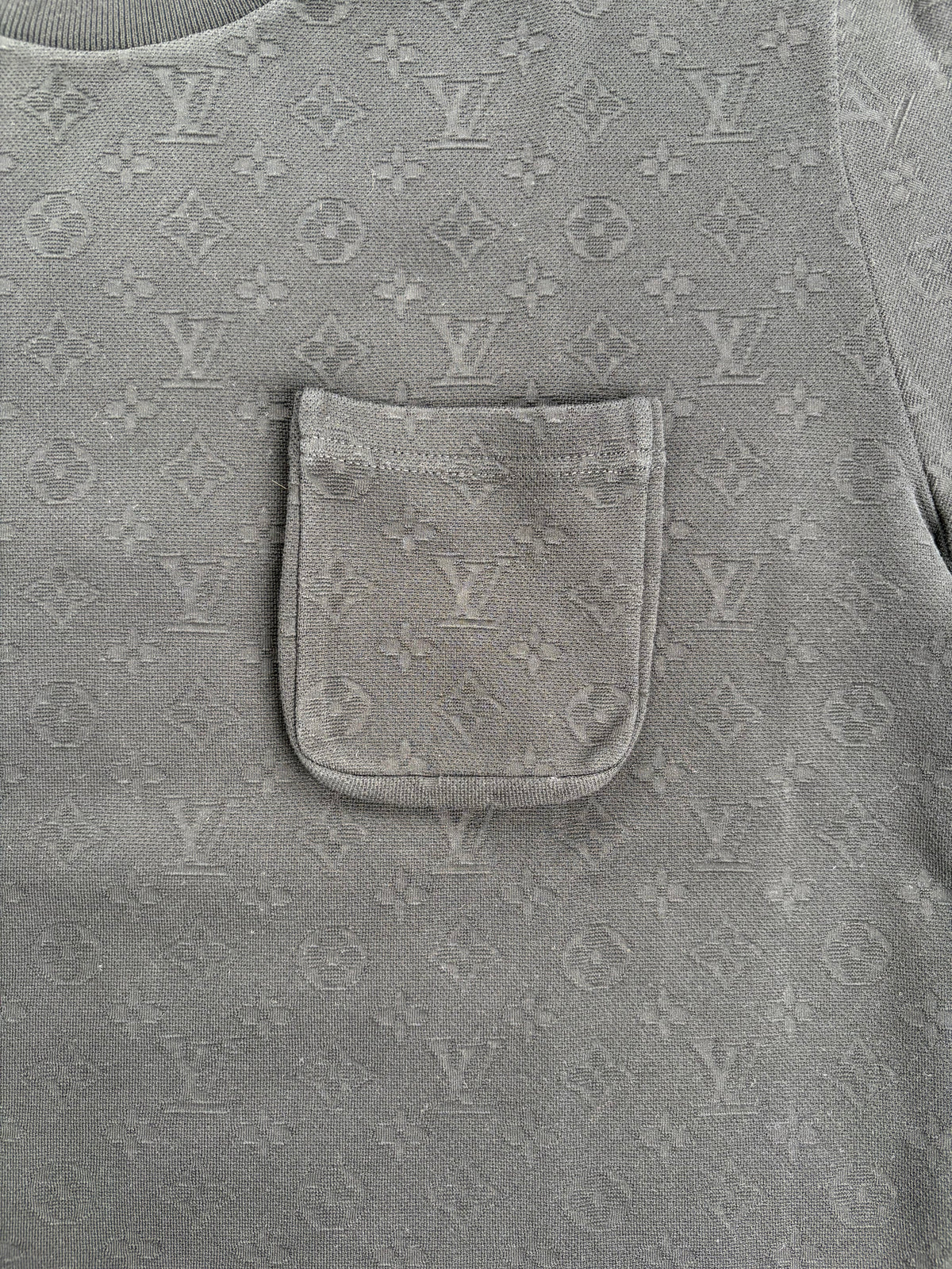 T-Shirt Pocket Louis Vuitton Nera XL