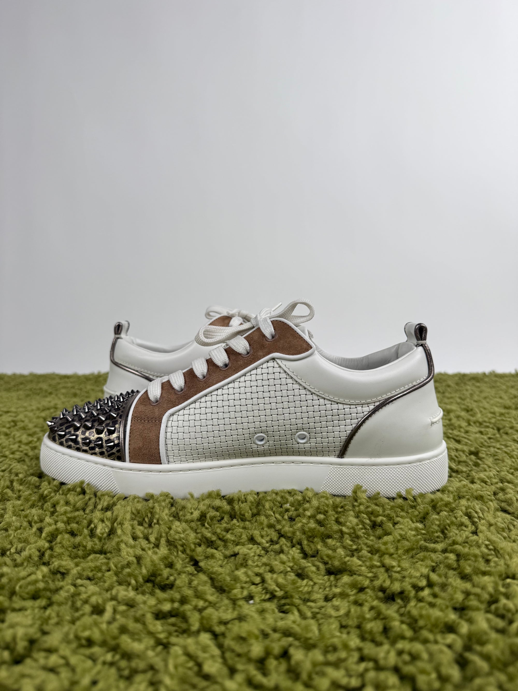 Christian Louboutin Spikes Bianco multicolor 43