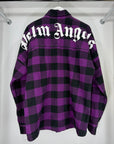 Camicia Palm Angels Size S nera e viola