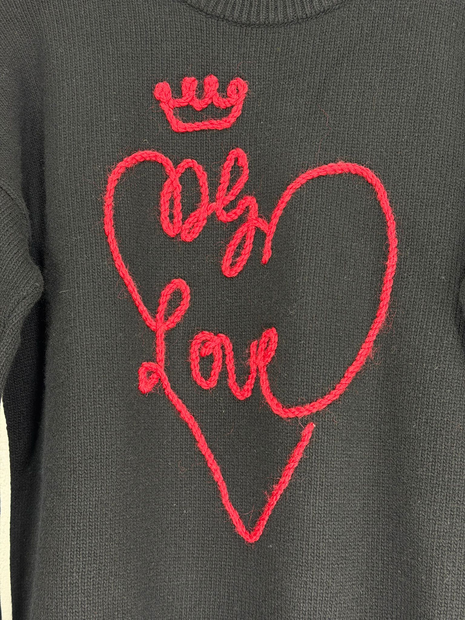 Maglioncino Dolce e Gabbana Size 38  nero e rosso