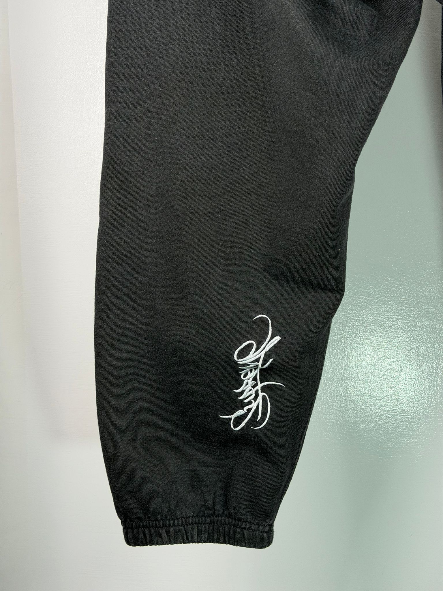 pantalone Supreme Size L nero e bianco