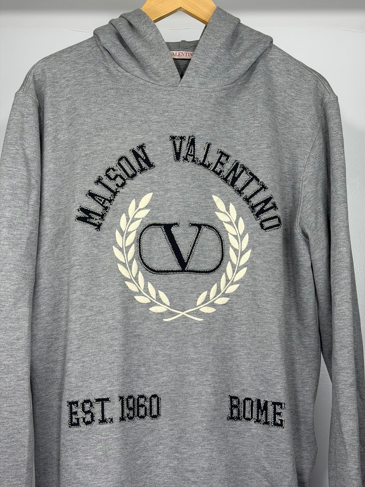 Felpa Valentino Size S grigia nera e bianca