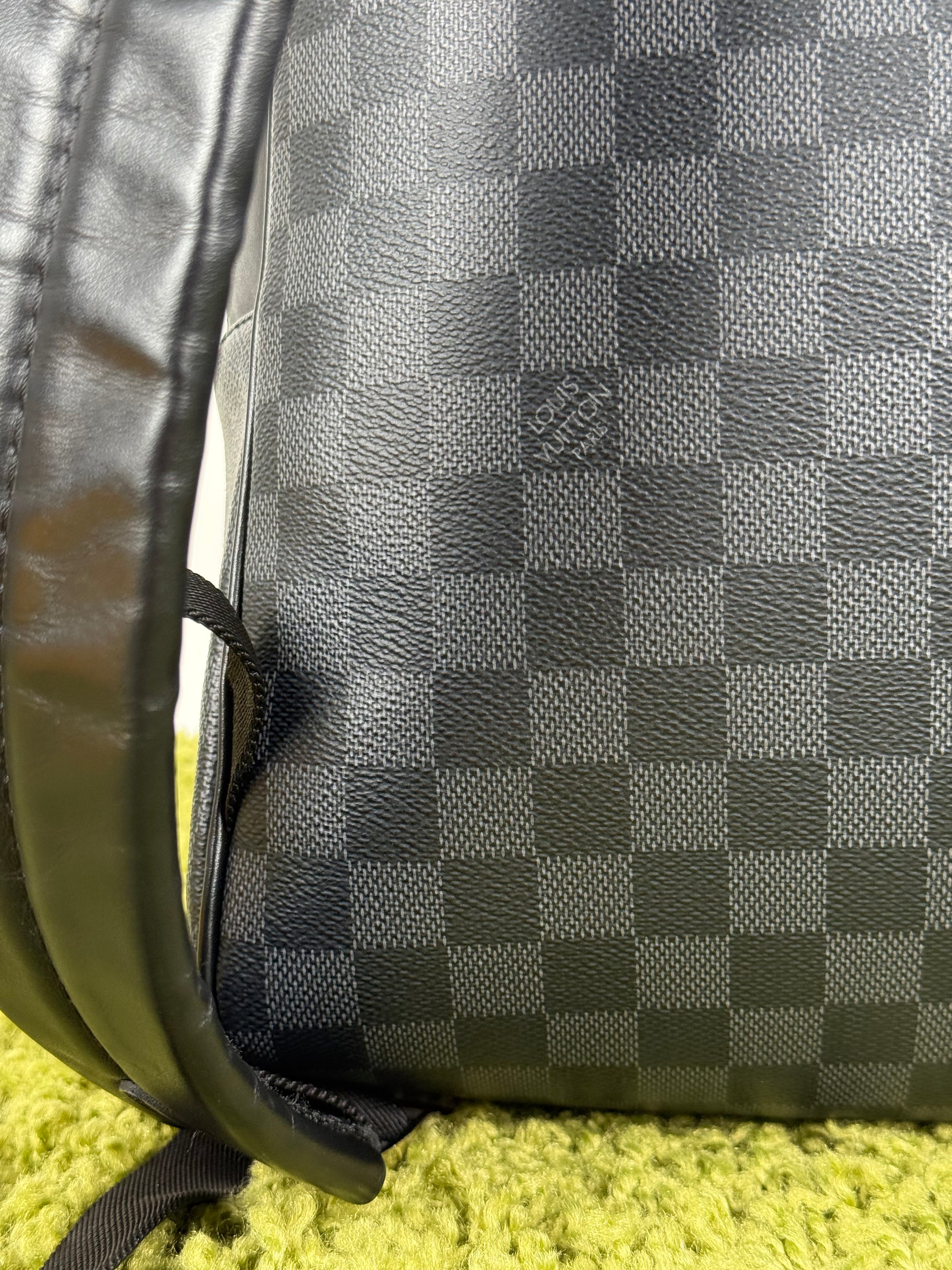 Zaino Josh Damier Louis Vuitton Nero