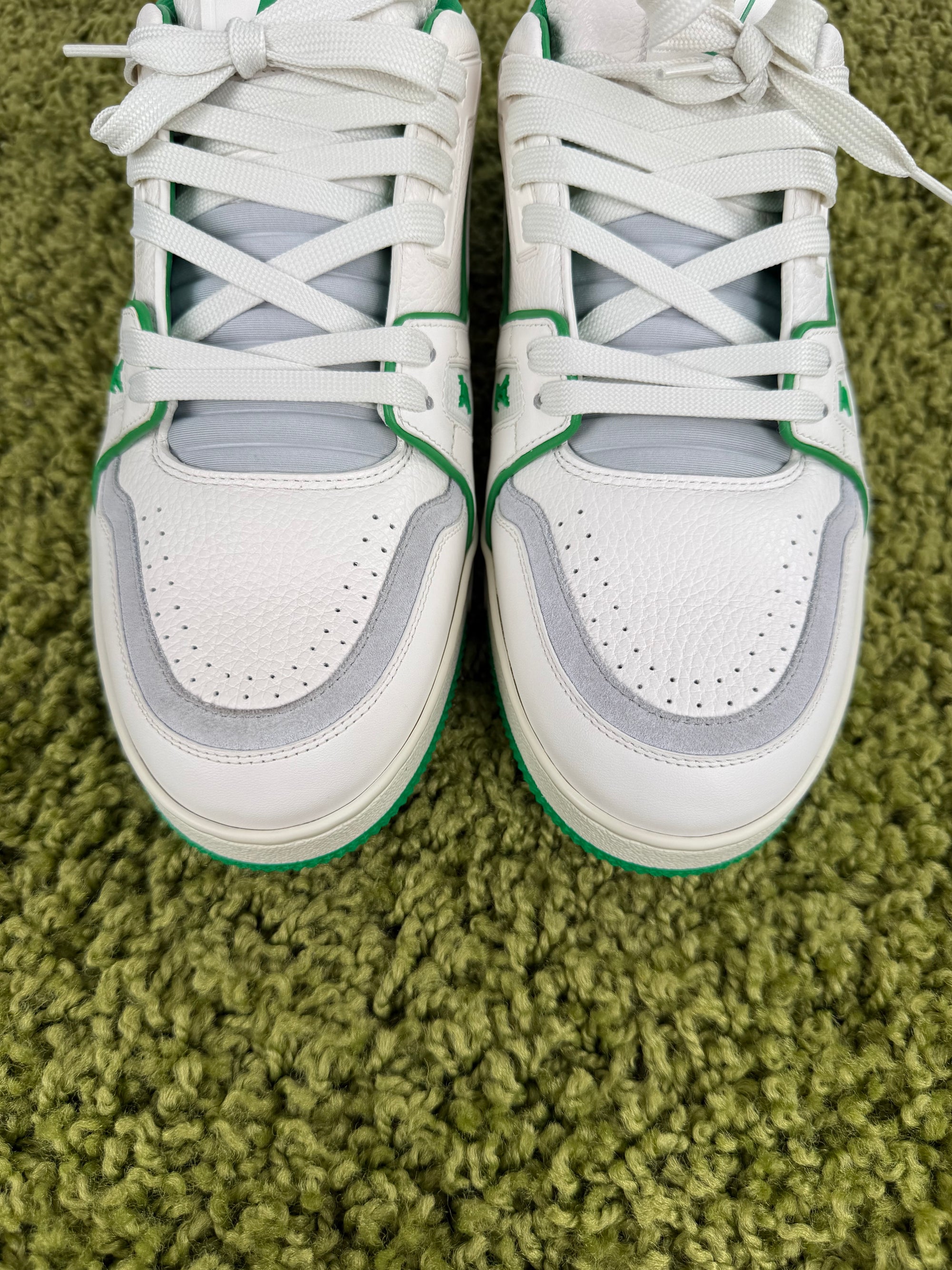 Louis Vuitton Trainer Bianca Verde 9.5