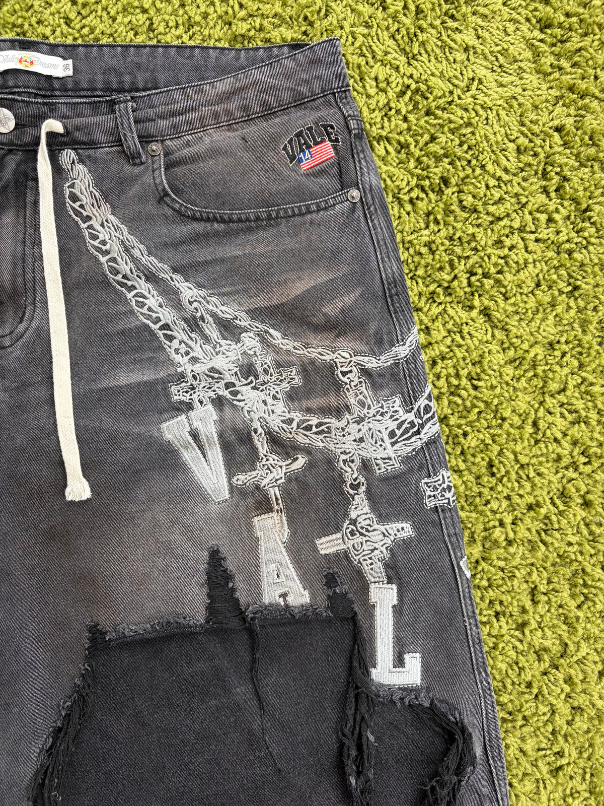 Pantaloncini Valley Dreams In Denim Grigio 36