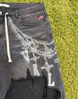 Pantaloncini Valley Dreams In Denim Grigio 36
