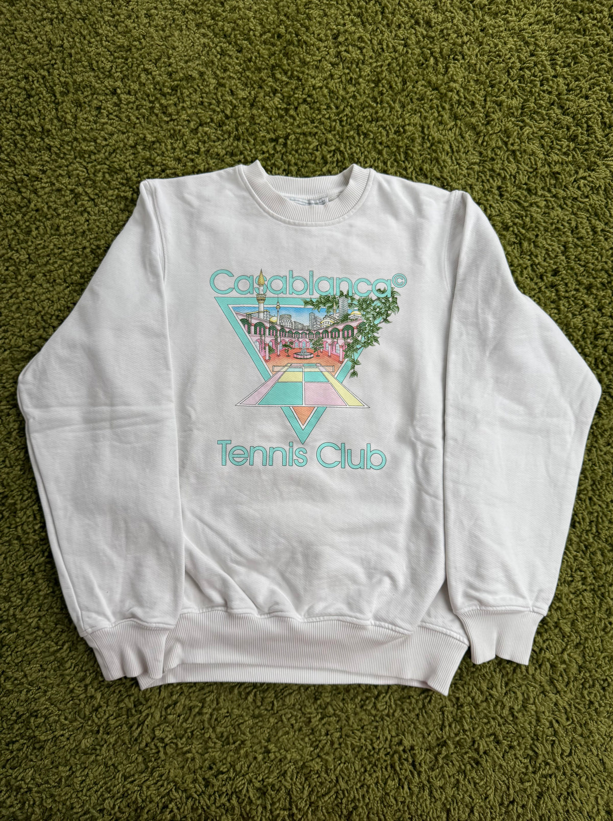 Felpa Casablanca XS Bianca Multicolor
