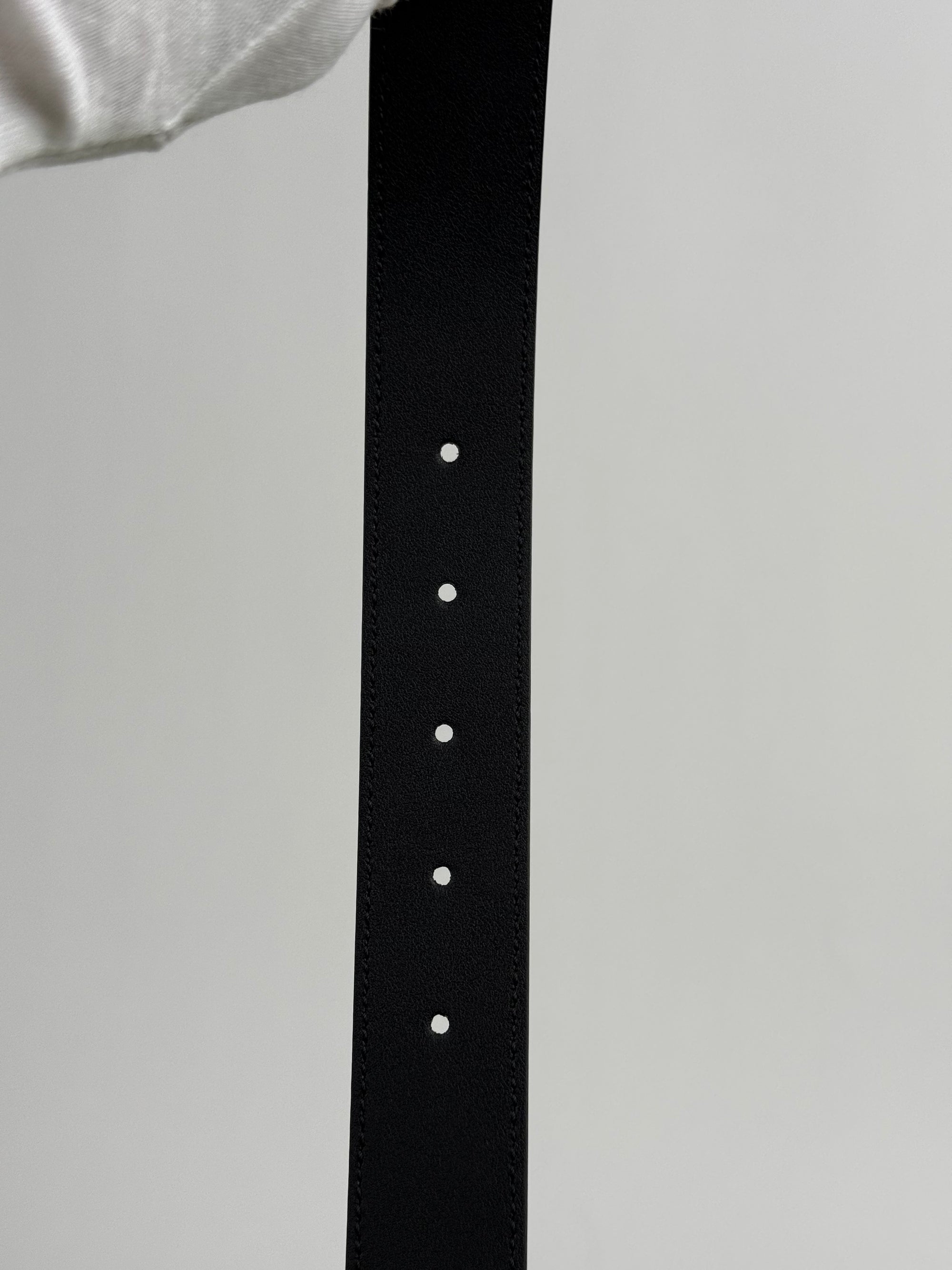 Cintura Gucci Beige con fibbia nera 65