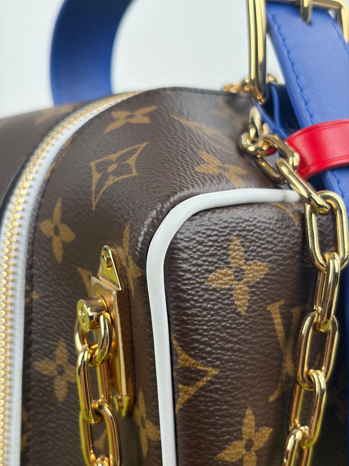 Beauty Case Louis Vuitton X NBA Marrone