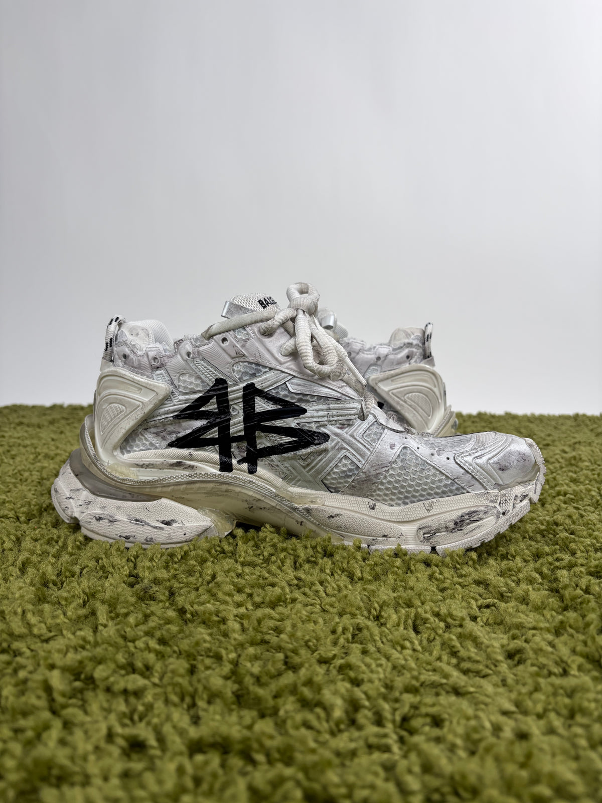 Balenciaga Runner Graffiti Grigio 41