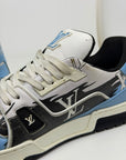 Louis Vuitton Trainer Size 8=42 veste 43 blu bianca e nera