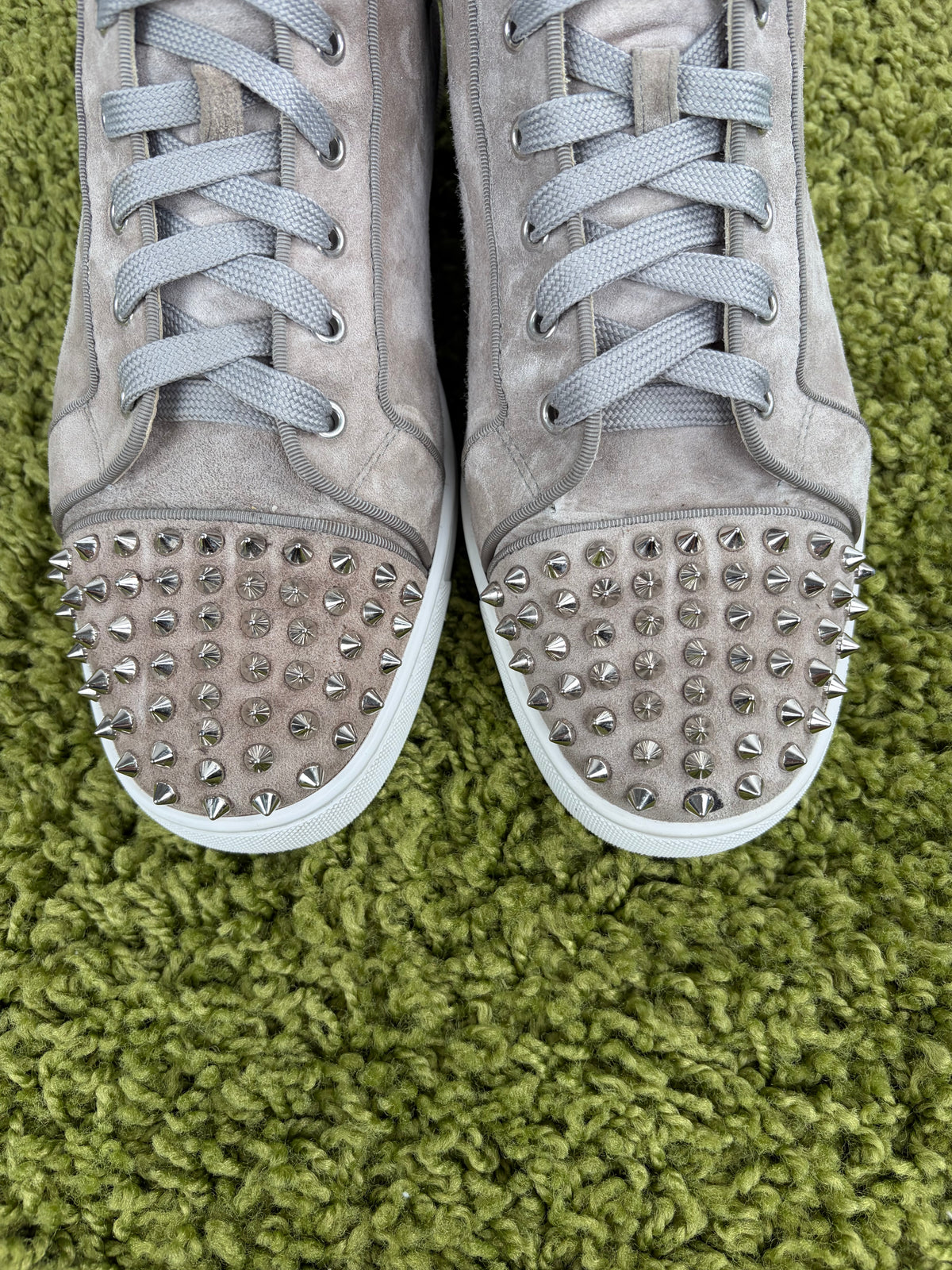 Christian Louboutin Spikes High Grigia 43.5