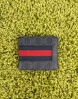 Portafoglio Gucci nero blu e rosso