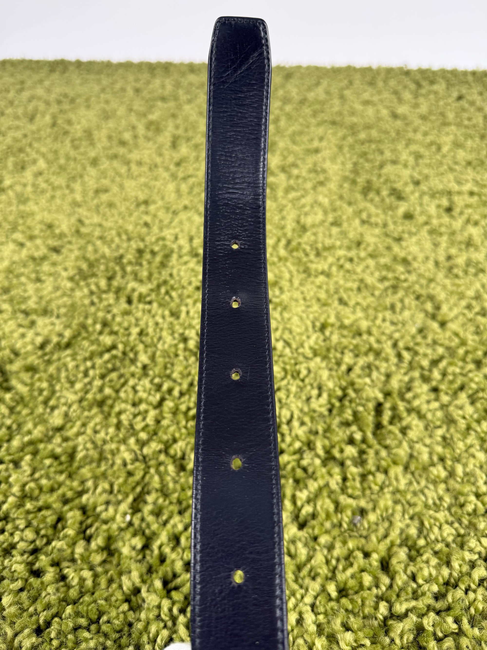 Ferragamo cintura in pelle nera