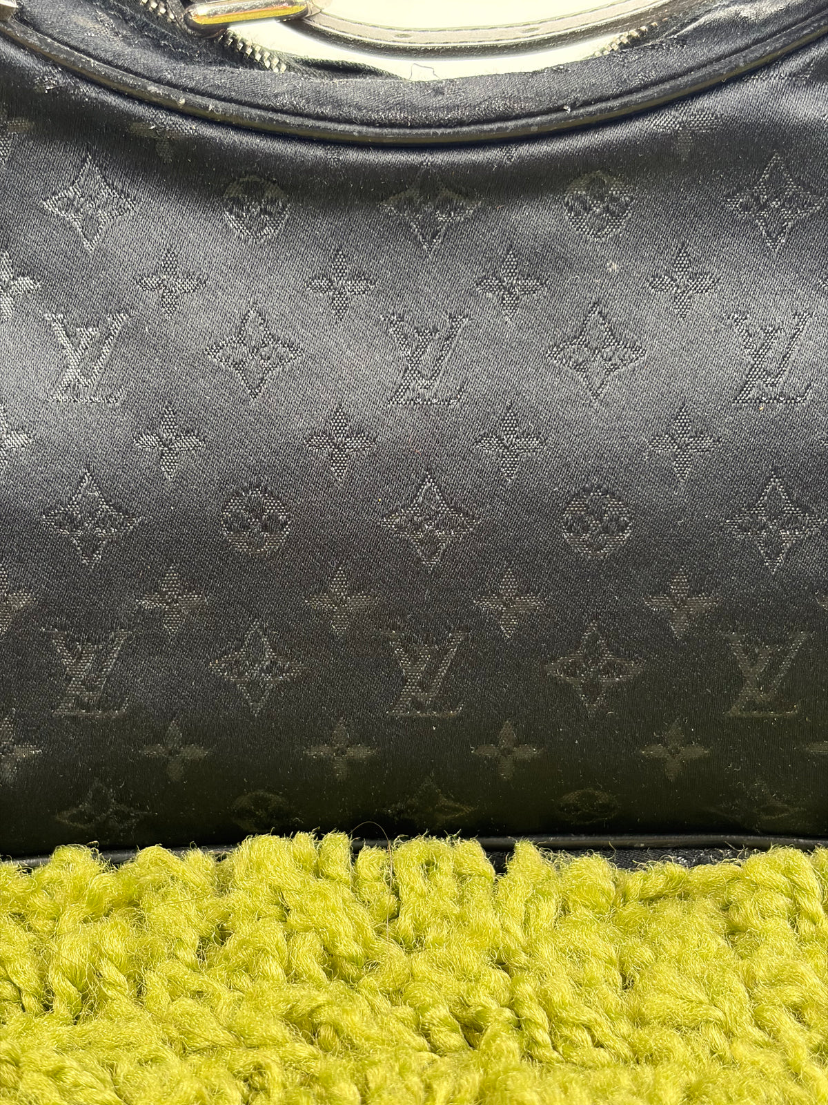Borsa Louis Vuitton Satin Mini Boulogne Nera