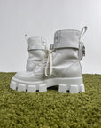 Prada Monolith in pelle bianca 43