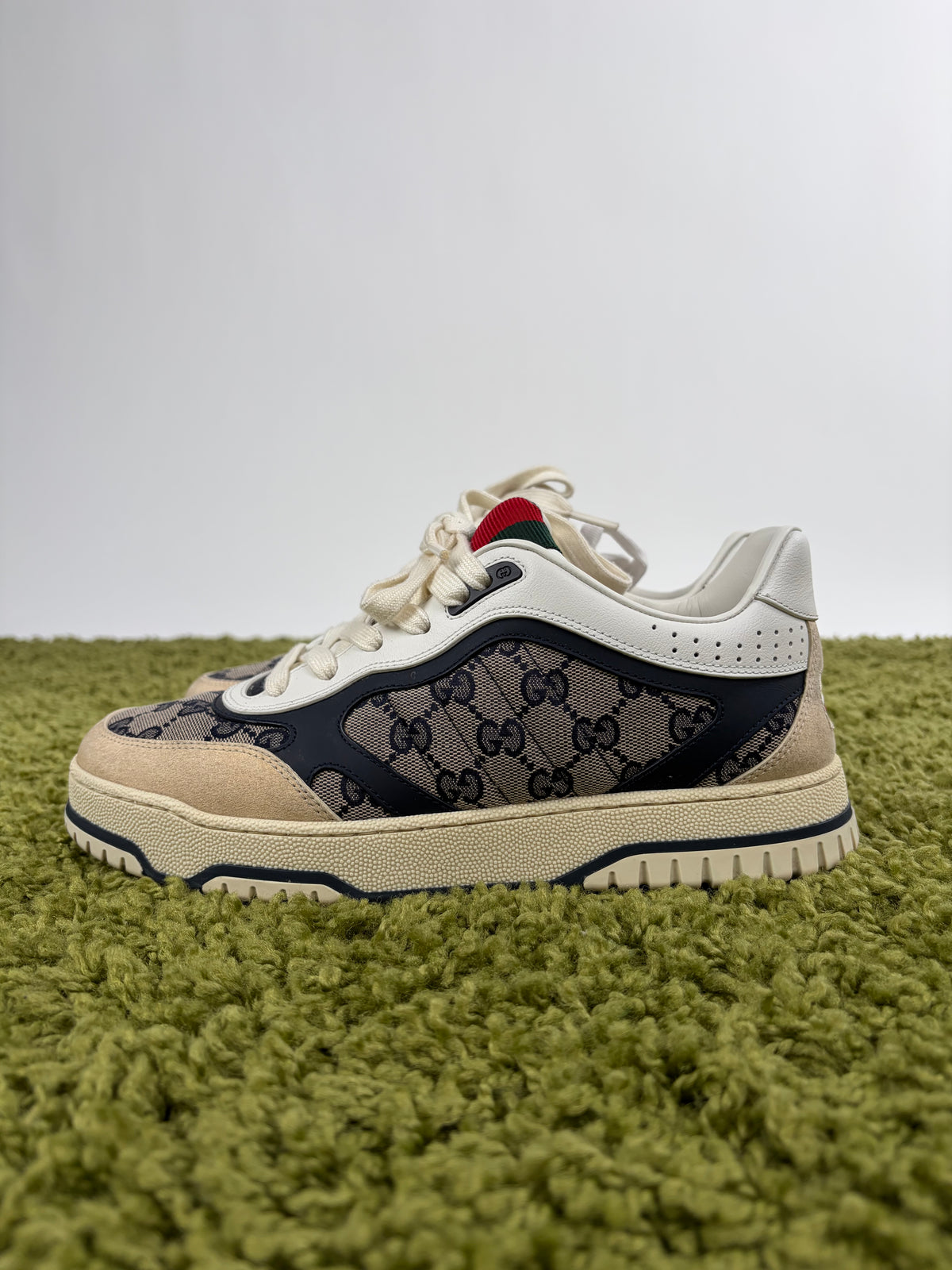Gucci Re-Web Sneaker Beige 6.5
