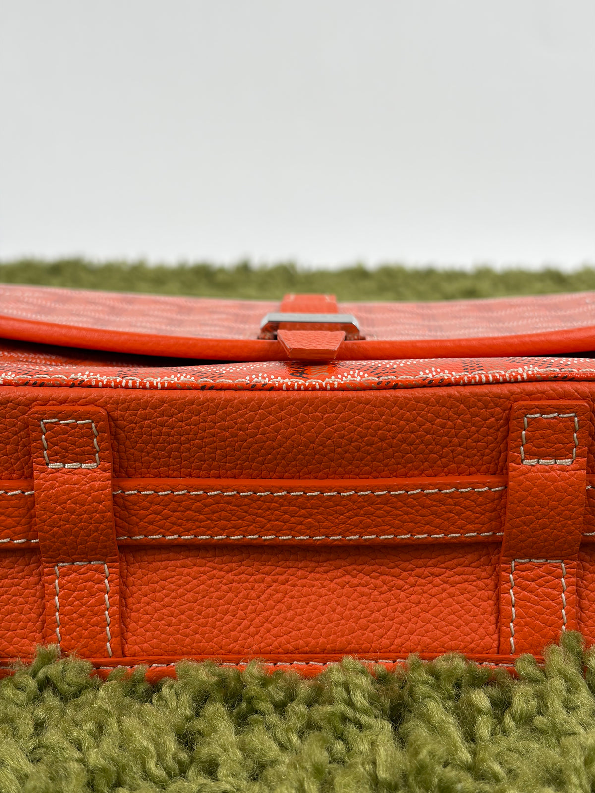 Borsa Goyard Belvedere PM in tela Goyardine Arancione