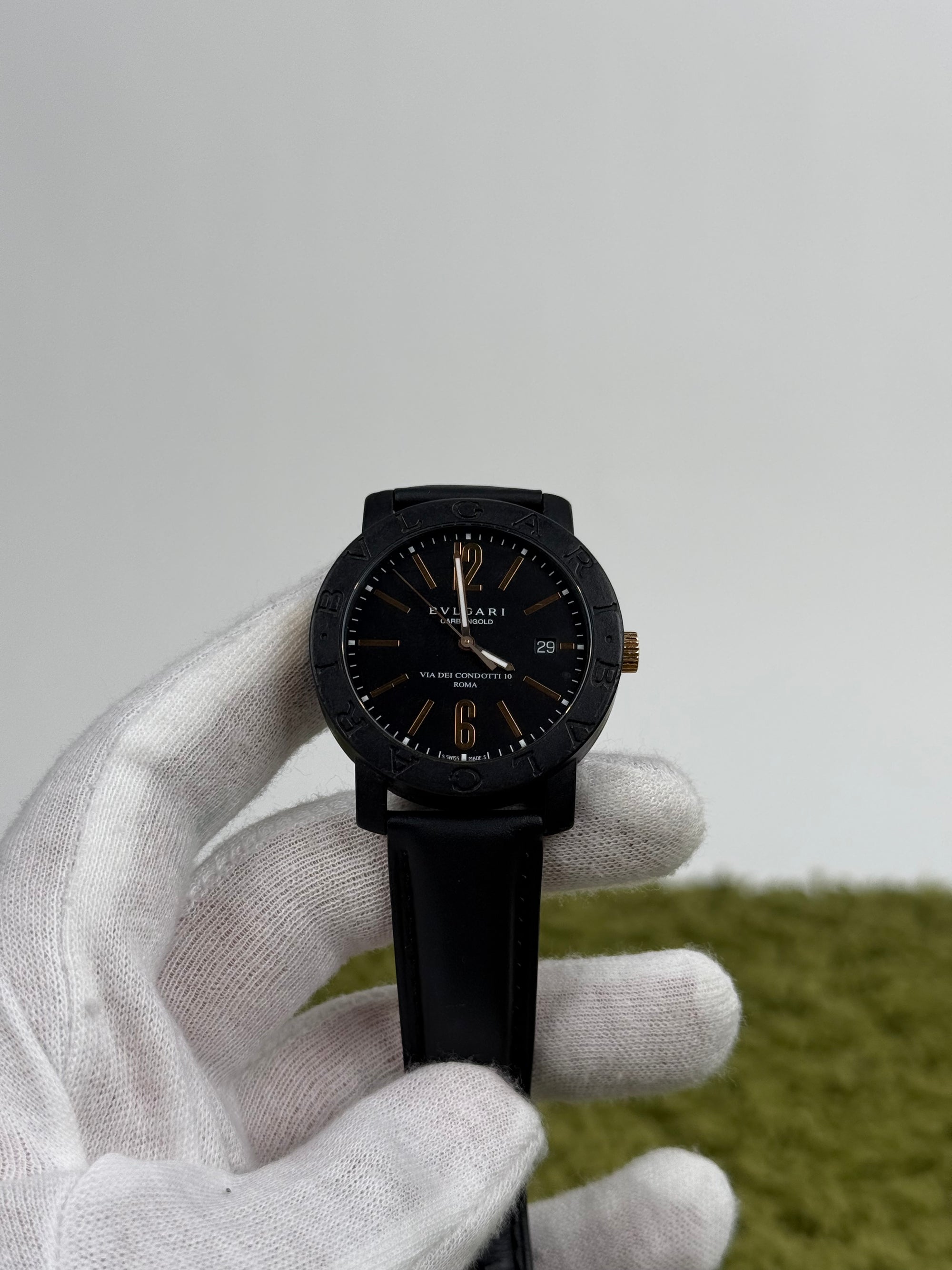 Orologio Bulgari CARBONGOLD 40 mm numero di referenza 102248