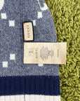 Cappello Gucci GG Knit in cashmere Grigio Multicolor M