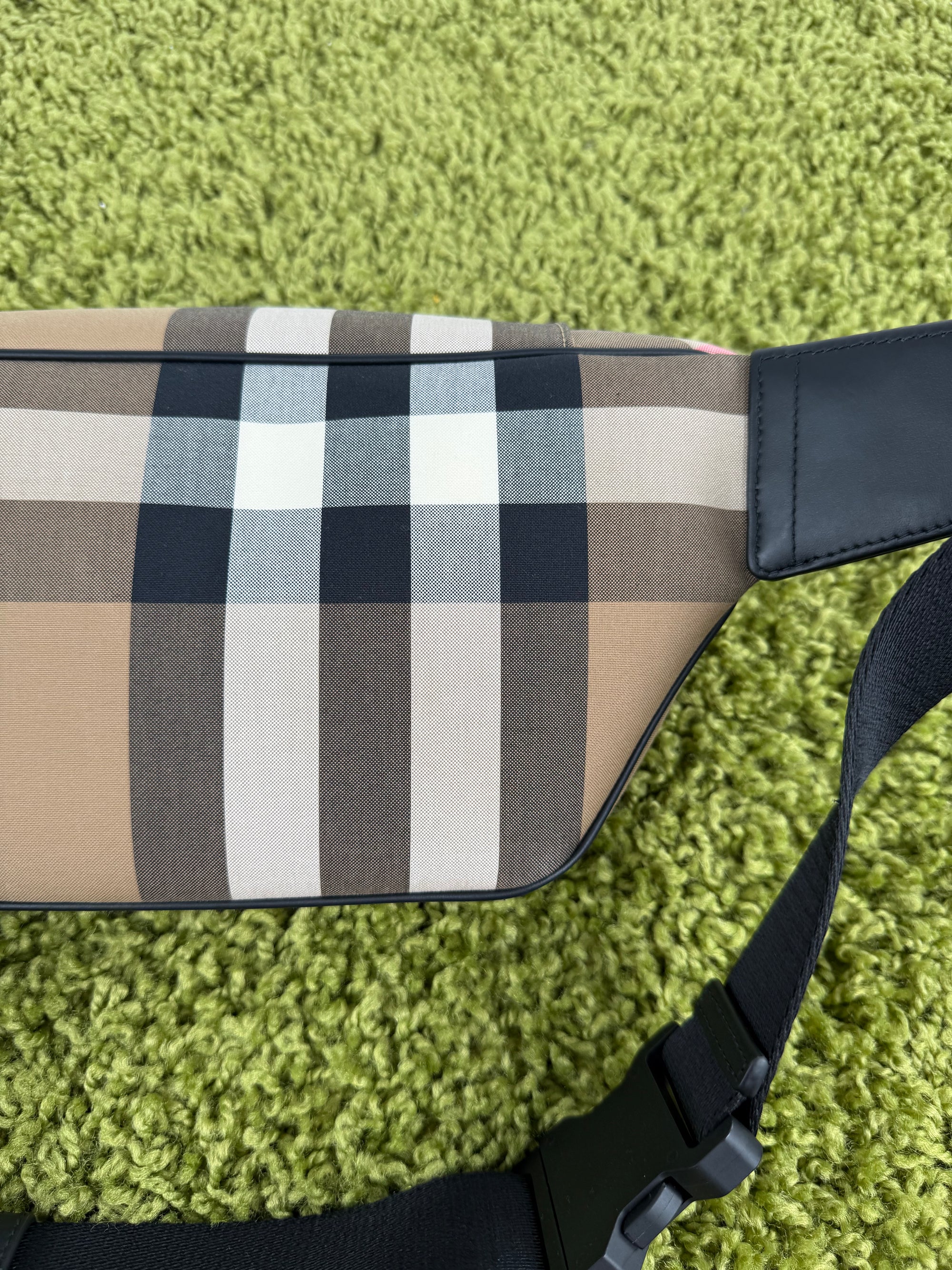 Marsupio Sonny Canvas Check Burberry Marrone
