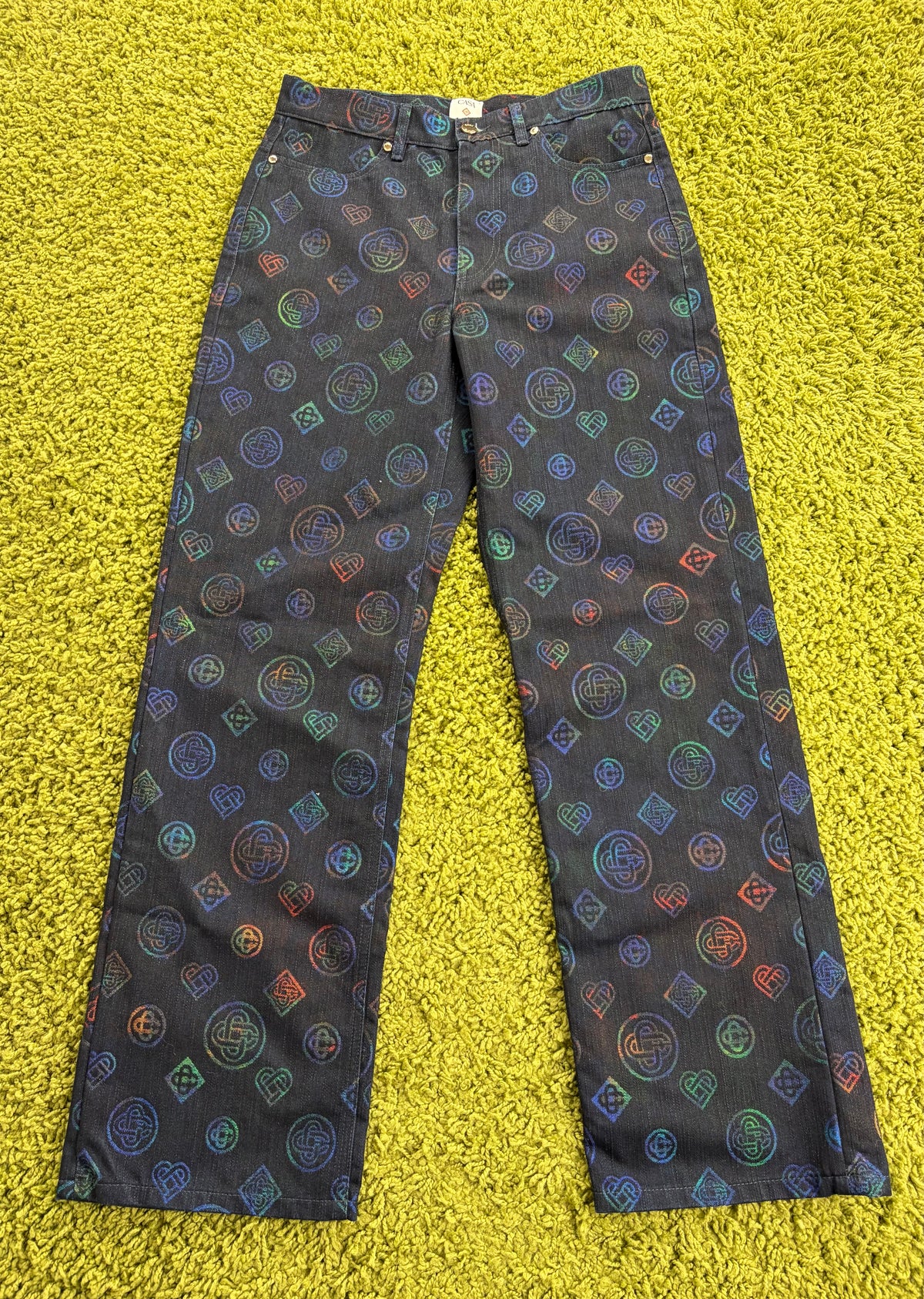 Jeans Casablanca Heatmap Monogram In Denim Multicolor 30